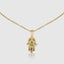 Protective Hamsa Hand Necklace with Evil Eye Symbol