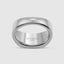 18k white gold minimalist pinky ring, perfect for modern men