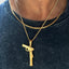 Pistol Pendant With Chain