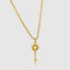 4 Leaf Clover Lucky Key Pendant With Chain