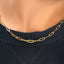 Minimalist Paperclip Chain Necklace