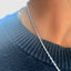 4 Leaf Clover Lucky Key Pendant With Chain