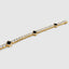Four Leaf Black Clover Diamond Tennis Bracelet