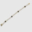 Four Leaf Black Clover Diamond Tennis Bracelet