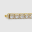 Clustered Diamond Tennis Bracelet With Solitaires