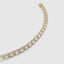 Clustered Diamond Tennis Bracelet With Solitaires