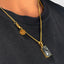 Labradorite Natural Stone Pendant With Chain
