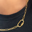 Paperclip Carabiner Lock Necklace