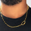 Paperclip Carabiner Lock Necklace