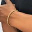 Clustered Diamond Tennis Bracelet With Solitaires