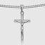Cross & Mary Double Pendant With Chain