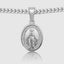 Cross & Mary Double Pendant With Chain