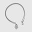 Hamsa Inscription Evil Eye Pendant With Chain