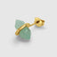 Baby Blue Natural Quartz Stud Earrings