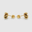 Snake Tiger Eye Stud Earrings