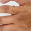 Minimalist Diamond Spike Ring