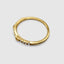 Minimalist Diamond Spike Ring