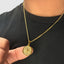 North Star Compass Pendant With Chain
