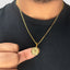 North Star Compass Pendant With Chain