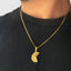 Saint Christopher Broken Pendant With Chain