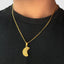Saint Christopher Broken Pendant With Chain