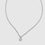 Solitaire Diamond Pendant With Chain
