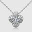 Four Leaf Clover Diamond Pendant With Chain