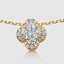 Four Leaf Clover Diamond Pendant With Chain