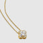 Four Leaf Clover Diamond Pendant With Chain