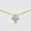 Four Leaf Clover Diamond Pendant With Chain