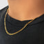 Minimalist Figaro Curb Chain Necklace