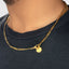Minimalist Figaro Curb Chain Necklace