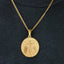 Da Vinci Vitruvian Man Pendant With Chain