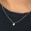 Solitaire Diamond Pendant With Chain