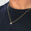 Solitaire Diamond Pendant With Chain