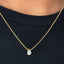 Solitaire Diamond Pendant With Chain