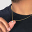 Solitaire Diamond Pendant With Chain