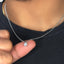 Solitaire Diamond Pendant With Chain