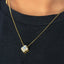 Four Leaf Clover Diamond Pendant With Chain