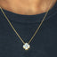 Four Leaf Clover Diamond Pendant With Chain