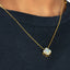 Four Leaf Clover Diamond Pendant With Chain