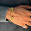 Skull Basket Weave Cuff Bracelet