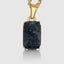 Labradorite Natural Stone Pendant With Chain