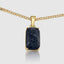 Labradorite Natural Stone Pendant With Chain
