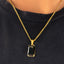 Elegant gold and onyx necklace for daily wear