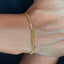 Confidence-boosting Cuban chain bracelet in 18K gold