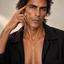 DVNCI apparition pendant necklace model lifestyle editorial shot London luxury jewelry
