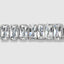 DVNCI baguette tennis bracelet overhead studio shot white background luxury jewelry