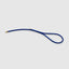 DVNCI blue silk cord bracelet layered with gold chain bracelet stacked wrist styling

