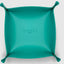 DVNCI Celeste blue vegan leather jewelry tray bedside desk organiser luxury